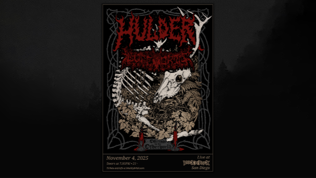 Hulder - Offerings to the Otherworld Tour