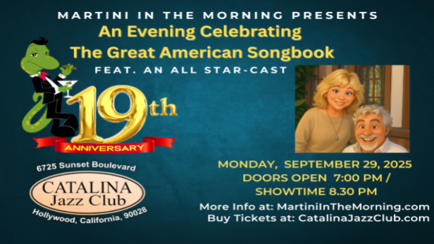 MARTINI IN THE MORNING presents An Evening Celebrating The Great American Songbook and Brad's 70th Birthday, feat: an all star cast!