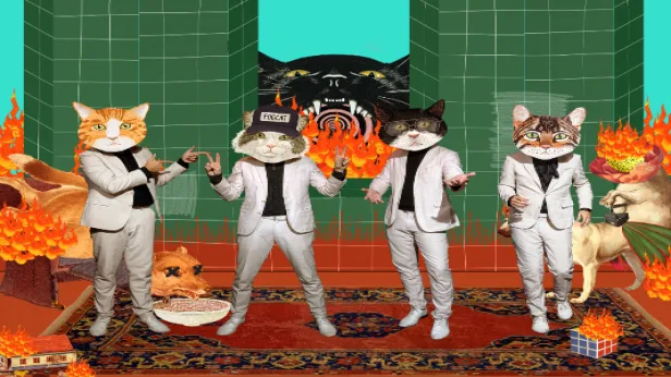Fantastic Cat w/ guests