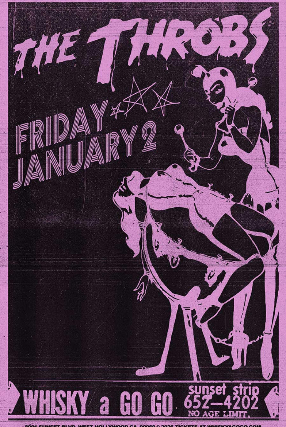 The Throbs, MOTORCYCLE BOY, Crymwav, Philthy Rych