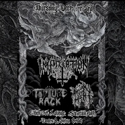 Clock-Out Lounge Presents: Imprecation w/ Torture Rack and Noroth (record release)