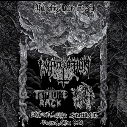 Clock-Out Lounge Presents: Imprecation w/ Torture Rack and Noroth (record release)