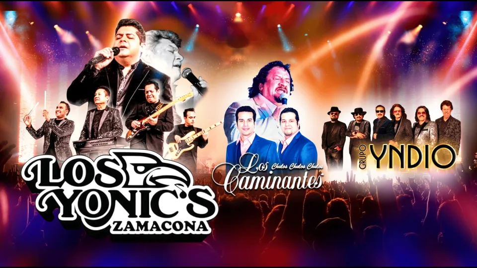 Los Yonics, Los Caminantes y Grupo Yndio