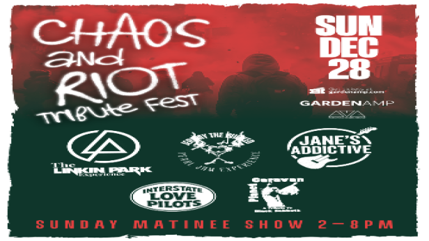 Linkin Park, Pearl Jam, Jane's Addiction, STP, Black Sabbath Tributes - Riot & Chaos Tribute Fest