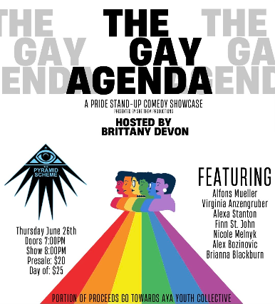 The Gay Agenda: A Pride Stand-Up Comedy Showcase