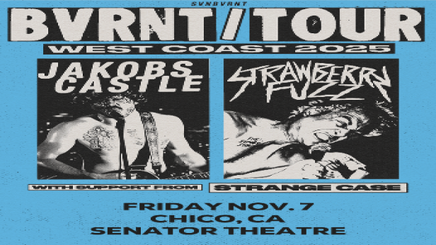 Jakobs Castle x Strawberry Fuzz: BVRNT/TOUR