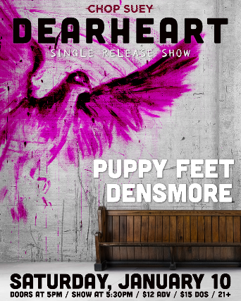 Dearheart (Single Release), Puppy Feet, Densmore
