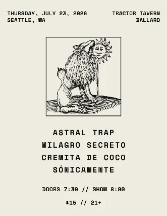 Astral Trap, Milagro Secreto, Cremita De Coco & Sonica Mente