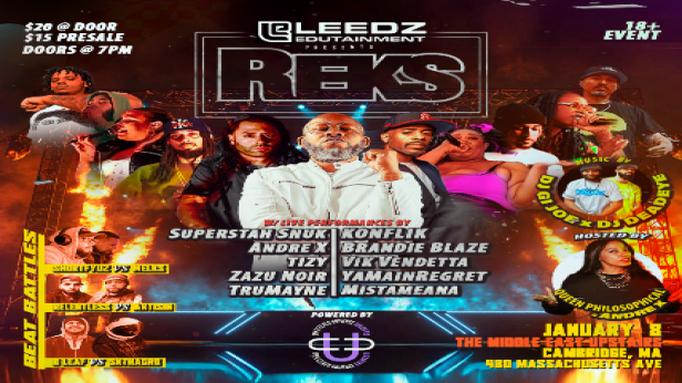 Reks, Superstah Snuk, Konflik, Andre X, Brandie Blaze, Tizy, Vik Vendetta, YaMainRegret, Trumayne, Mistameana