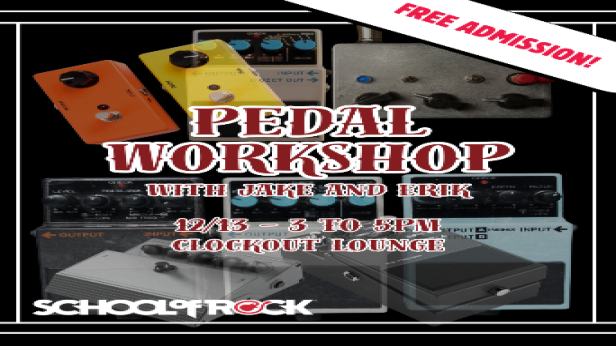 SOR West Seattle Presents: a guitar pedal workshop- free and all ages