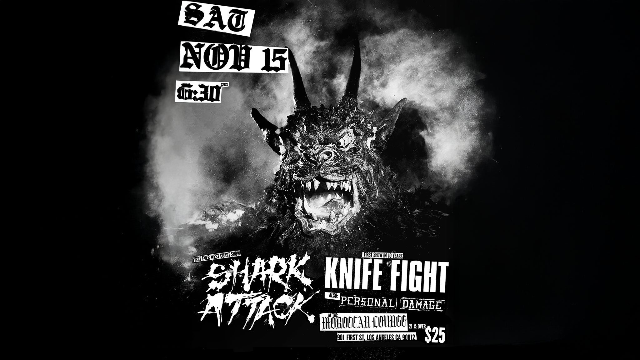 Shark Attack, Knife Fight & Personal Damage