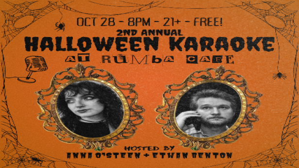 HALLOWEEN KARAOKE - Hosted by Anna O'Steen & Ethan Benton 👻🎃