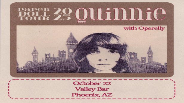 QUINNIE - THE PAPER DOLL TOUR