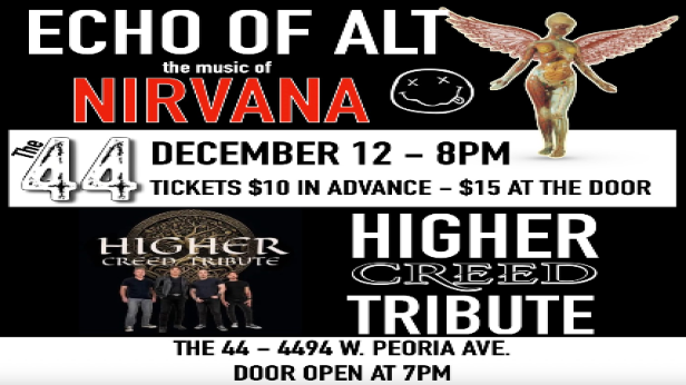 Higher-CREED Tribute w/ Echo of Alt-NIRVANA Tribute