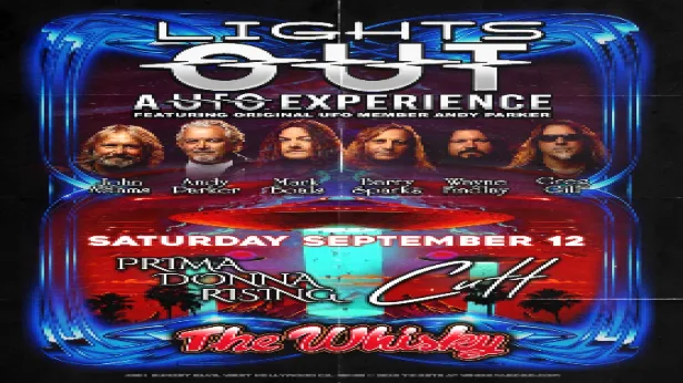 Lights Out a UFO Experience (featuring original UFO member Andy Parker), Hosted by Eddie Trunk, Cutt, Prima Donna Rising, Blakvoid