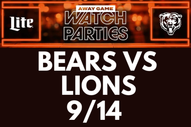 OFFICIAL CHICAGO BEARS Away Game WATCH PARTY! (Yes, Officially Official)