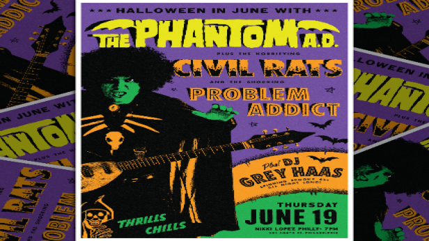 The Phantom AD, Civil Rats, Problem Addict w/ DJ Grey Haas
