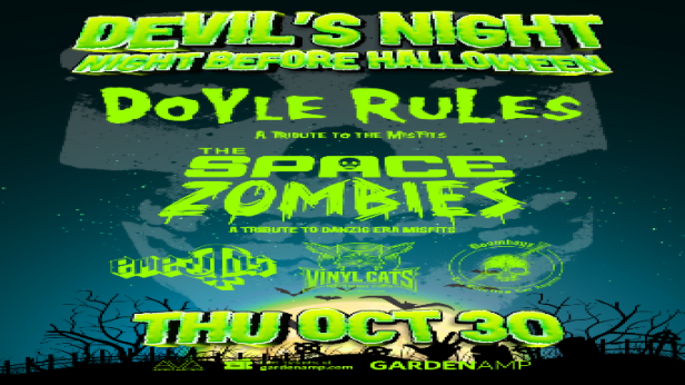 Misfits Tributes + Vinyl Cats & Doom Boyz - Devil's Night "Night b4 Halloween"