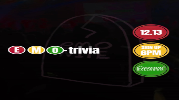 EMO TRIVIA! HOSTED BY MARCUS RUSHMORE OF LET ALONE