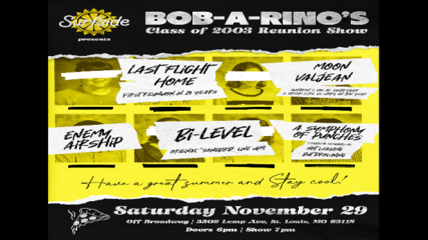 Surfside Presents: Bob-A-Rino's Class of 2003 Reunion Show