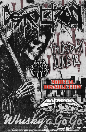 Demolition , Rabbia , Mortal Dissolution , Leatherneck