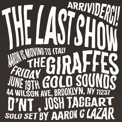 The Giraffes  Final Show  D'NT, Josh Taggart, Aaron C. Lazar
