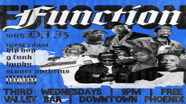 FUNCTION WITH DJ J3 // WEST COAST HIP HOP / G FUNK / HYPHY / STONER ANTHEMS
