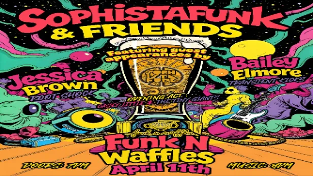 Sophistafunk & Friends  feat. Jessica Brown w/s/g Casey Little & The Tiny Giants