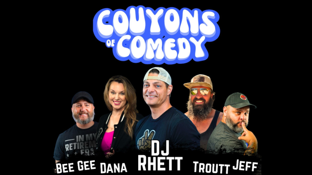 Couyons of Comedy feat. DJ Rhett - 6:30pm