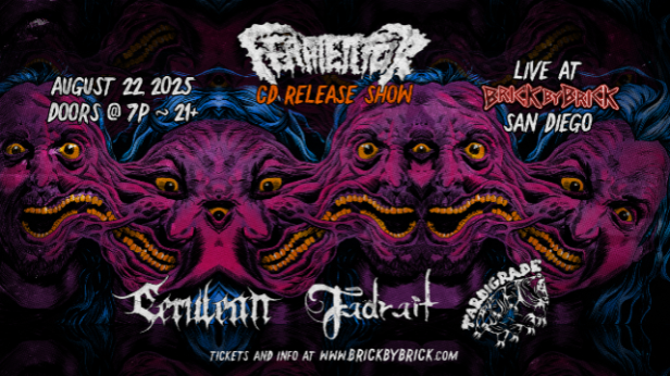 Fermentor CD Release Show with special guests at Brick by Brick