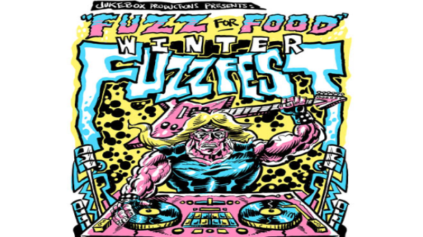 FUZZ for FOOD:  WINTER FUZZFEST, Human Skull, Sonic Smut, Nickie P., Duke Newcomb, King Under The Mountain