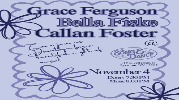 Grace Ferguson, Bella Fiske, Callan Foster