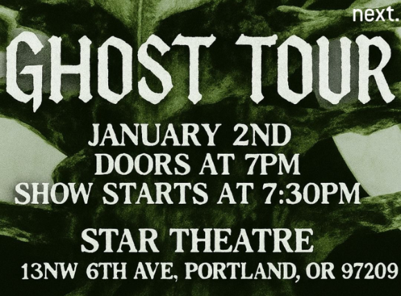 GHOST TOUR Feat. Spacemanzack, Foreign Forest and More