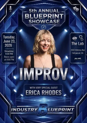 Barry Katz Blueprint Showcase ft. Erica Rhodes, Matthew Marx, Jacob Brooks, Alessandra Basher, Dorell Green, Quan'Darius, Steven Stone, Garrett Evans, and Pablo Lewin