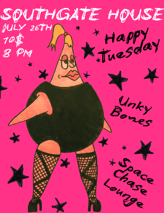 Happy Tuesday, Unky Bones, Space Chaise Lounge