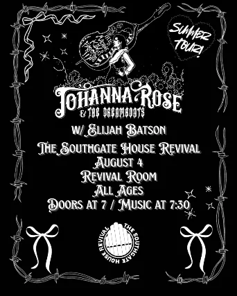 Johanna Rose & The Dreamboats, Elijah Batson (solo)