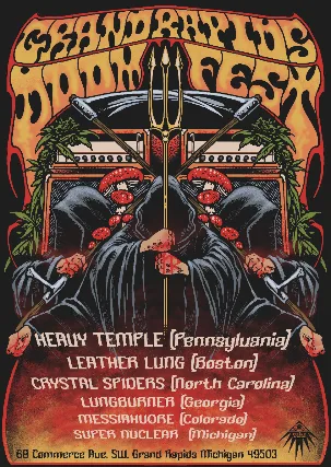 Doomfest III ft. Heavy Temple + Leather Lung + Crystal Spiders + Lungburner + Messiahvore + Super Nuclear
