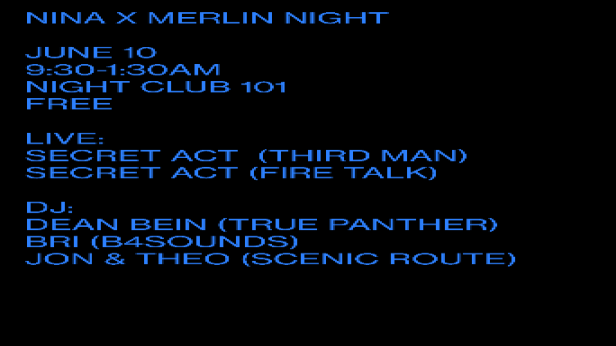 Nina Protocol x Merlin night