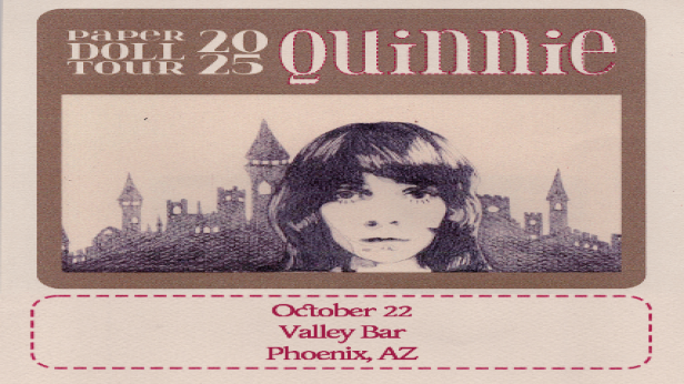 QUINNIE - THE PAPER DOLL TOUR