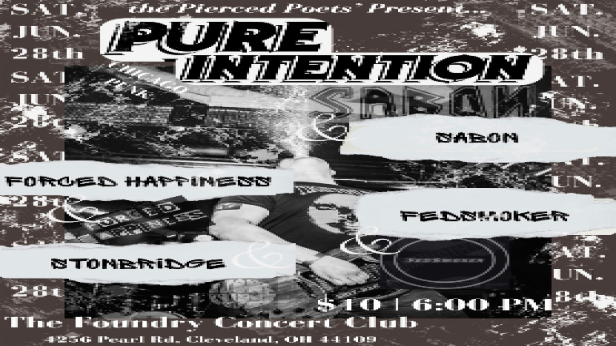 Pure Intention, Sabon, Forced Happiness, Fedsmoker, Stonebridge