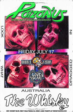 Poizon'Us (The Australian POISON Tribute), Sunset Riot, Double Vision, Love Scar