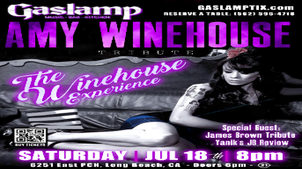 THE WINEHOUSE EXPERIENCE - AMY WINEHOUSE TRIBUTE with Special Guest JAMES BROWN Tribute YANIK'S JB REVIEW