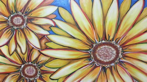 Sunflower Paint Night