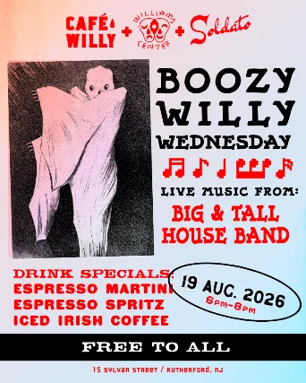 Boozy Willy Wednesday featuring the Big & Tall House Band!