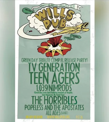 Green Day Tribute Comp FL Release Party