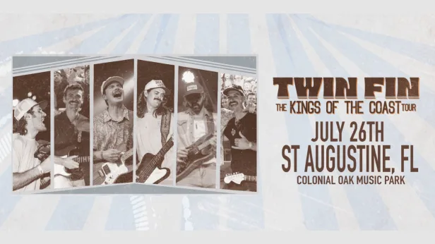Twin Fin - The Kings of the Coast Tour - St. Augustine