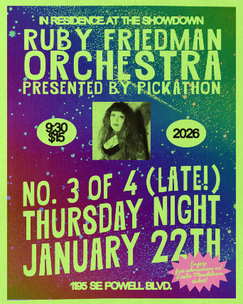Ruby Friedman Orchestra In Residence!