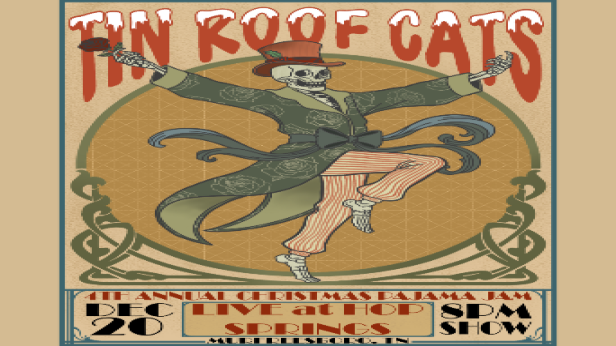 4th Annual Christmas Pajama Jam with Tin Roof Cats