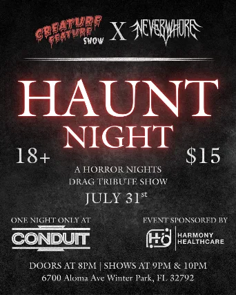 Haunt Night: A Horror Nights Drag Tribute Show