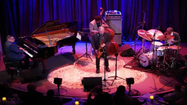 Blues on the Corner: McCoy Tyner Legacy Band featuring Francisco Mela, Benito Gonzalez, Santi Debriano with special guest, George Garzone